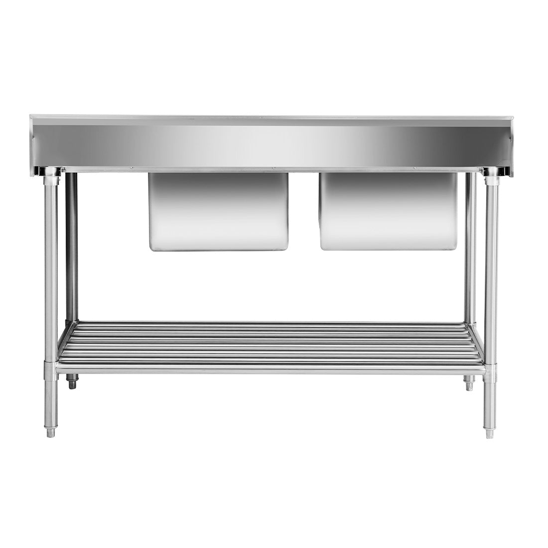 Modular Systems DSB7-1500L/A Double Left Sink Bench with Pot Undershelf