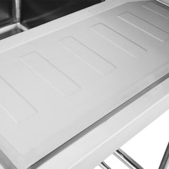 Modular Systems DSB7-1500L/A Double Left Sink Bench with Pot Undershelf