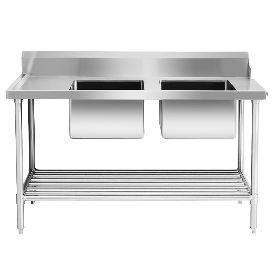 Modular Systems DSBD7-1500R/A Right Inlet Double Sink Dishwasher Bench