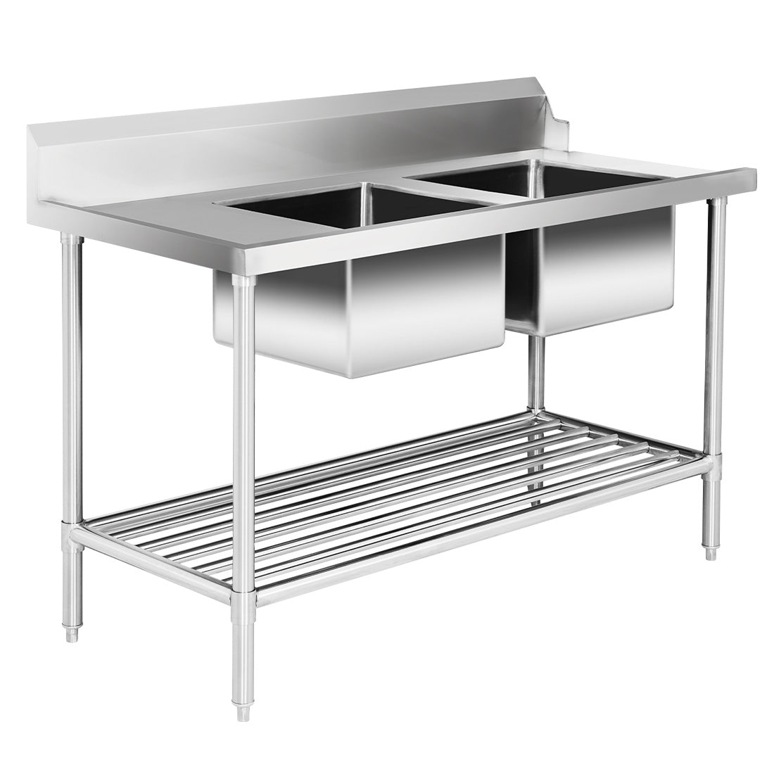 Modular Systems DSBD7-1500R/A Right Inlet Double Sink Dishwasher Bench