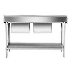 Modular Systems DSBD7-1500R/A Right Inlet Double Sink Dishwasher Bench