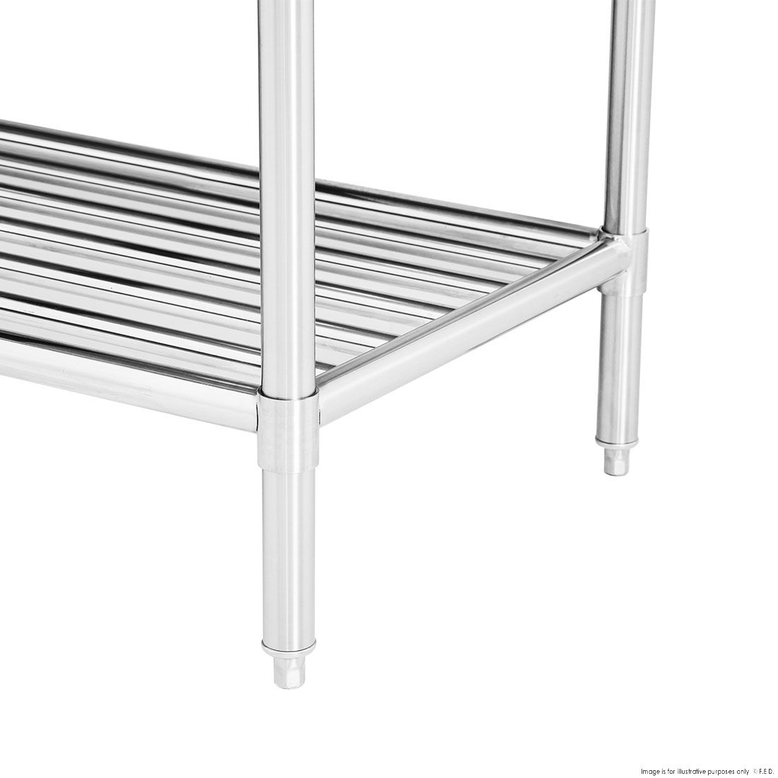 Modular Systems Left Inlet Double Sink Dishwasher Bench