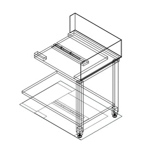 Fagor Stainless Steel Corner Bench W/ Introduction Of Baskets By The Right Side E-90D