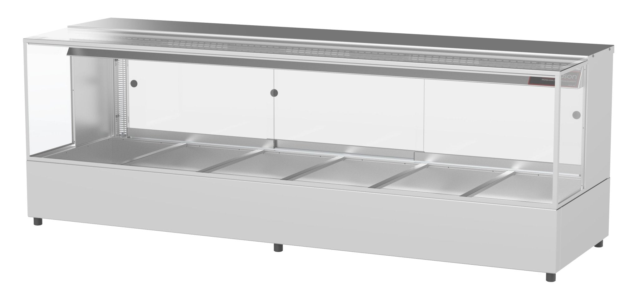 Woodson 6 Module Square Glass Hot Food Display W.HFSQ26