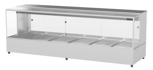 Woodson 6 Module Square Glass Hot Food Display W.HFSQ26
