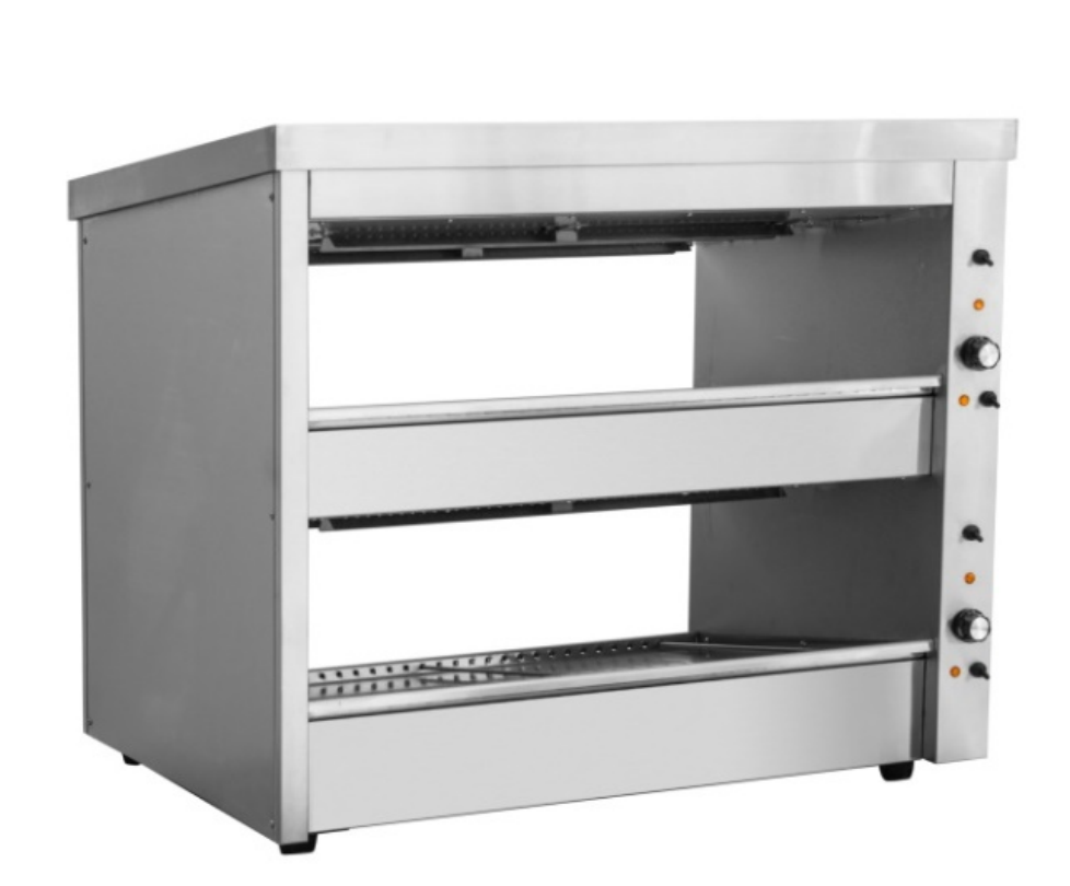 BENCHSTAR 1000mm 2 Shelves Hot Food Display Warmer — EHW-100
