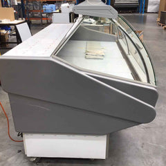 Ex-Showroom: Curved front glass deli display 2020x1140x1260 PAN2000