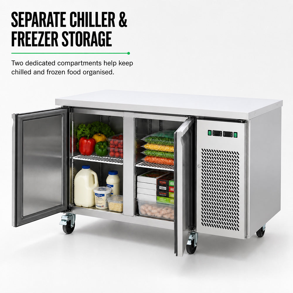 Thermaster Dual-Temperature GN Counter Refrigerator – GN2100DT — view 6