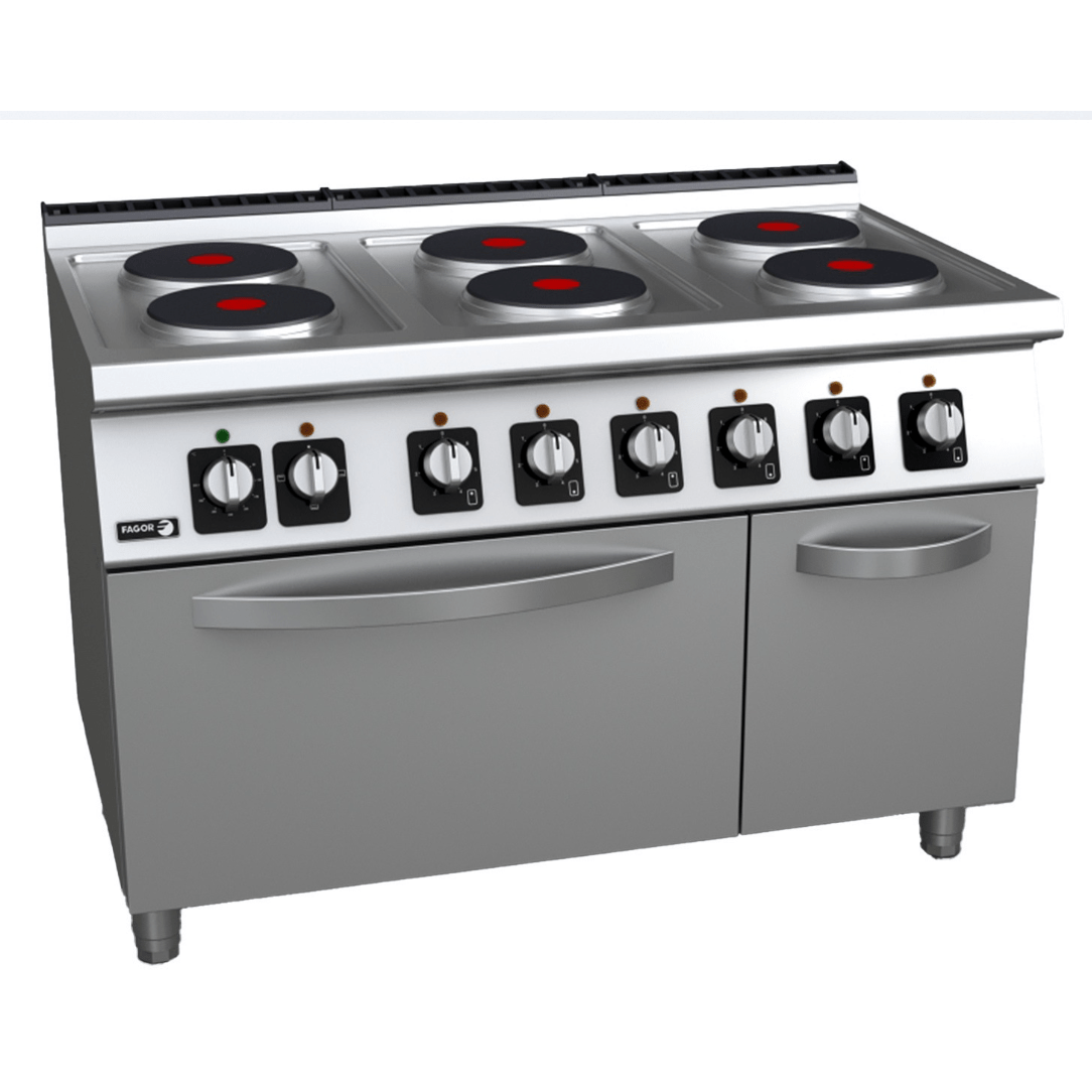 Fagor Kore 700 Series Electric 6 Burners With Oven C-E761