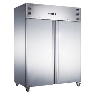 FED-X S/S Double Door Upright Fridge 1200L XURC1200SFV