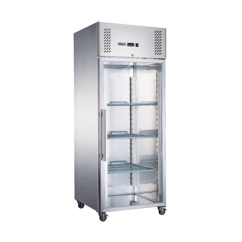 FED-X S/S Full Glass Door Upright Fridge XURC600G1V