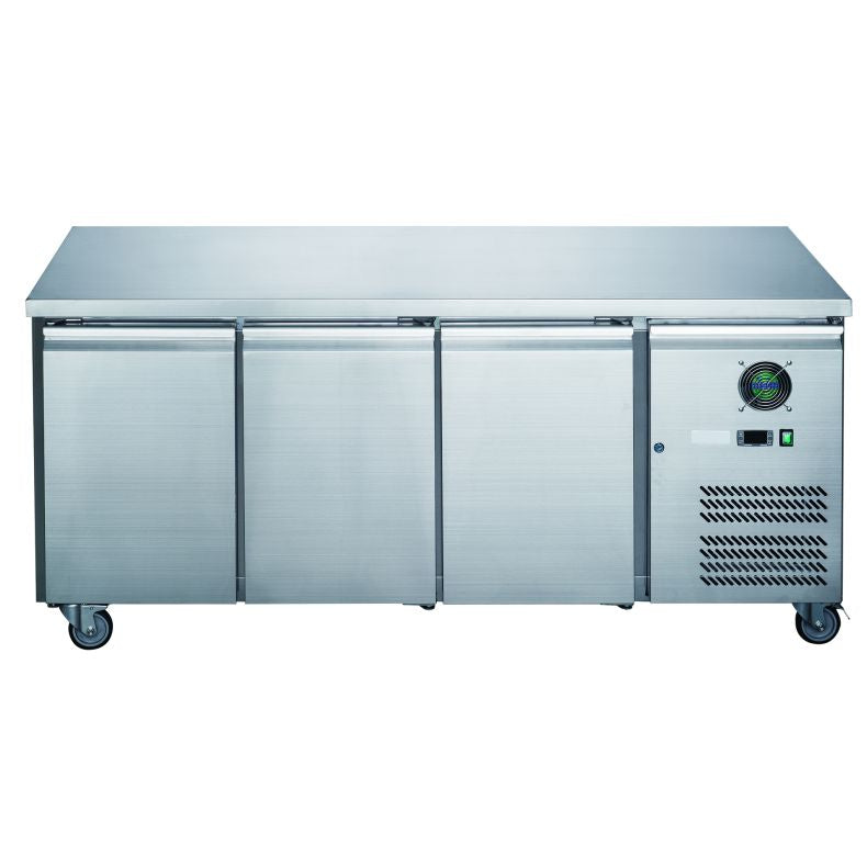 FED-X S/S Three Door Bench Fridge XUB7C18S3V - XUB7C18S3V