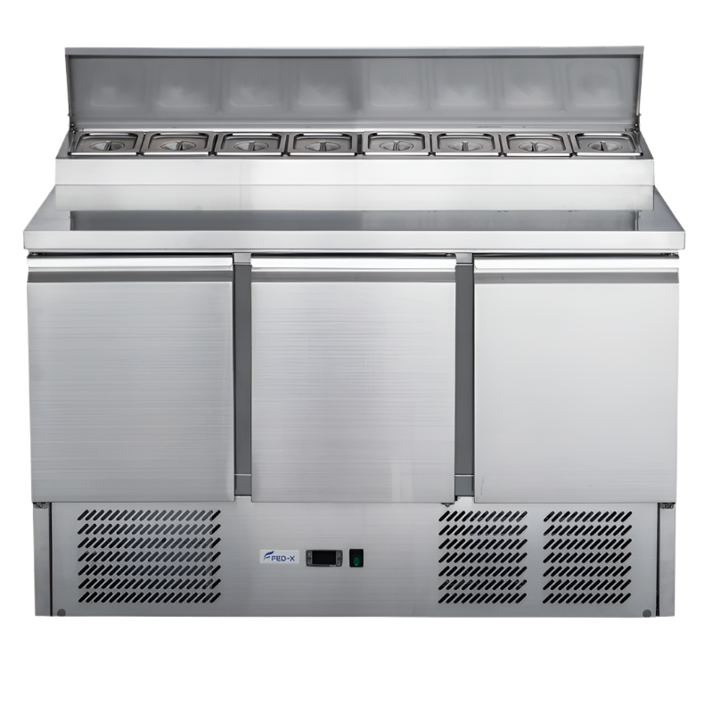 FED-X Three Door Salad Prep Fridge XGNS1300D