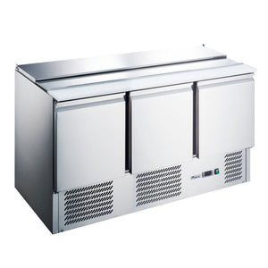 FED-X Three Door Salad Prep Fridge XGNS1300S