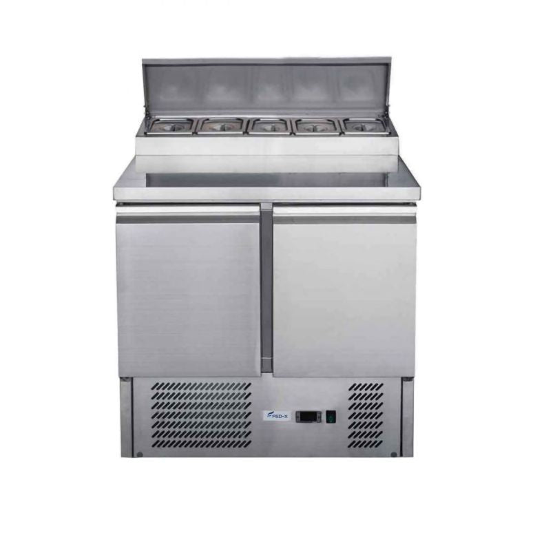 FED-X Two Door Salad Prep Fridge XGNS900D