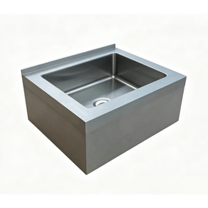 Modular Systems 635 x 838mm Stainless Steel Commercial Floor Mop Sink 12″ Deep Bowl - FMS-648441