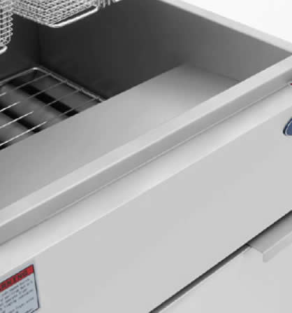 CookRite Freestanding 5 Tubes Gas Deep Fryer LPG ATFS-75-LPG