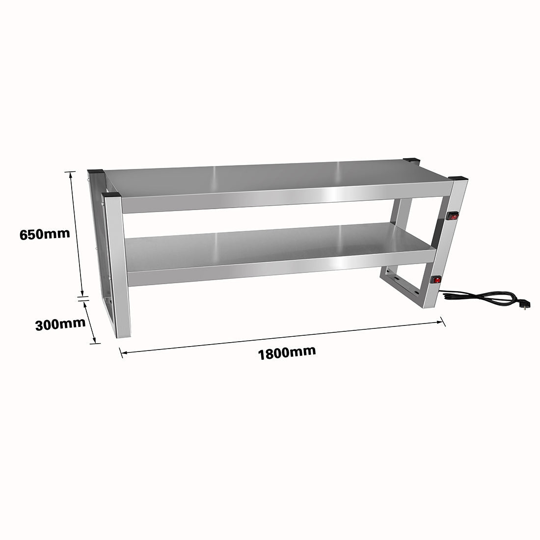 Benchstar Commercial Food Warmer with 10 Lamps – FW10L-182