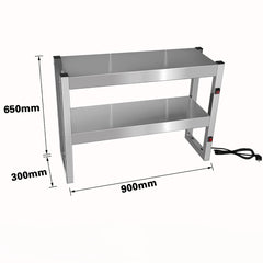 Benchstar Commercial Food Warmer with 4 Lamps – FW4L-092