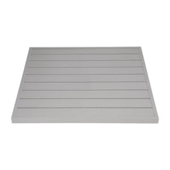 Bolero Aluminium Square Table Top Light Grey 700mm