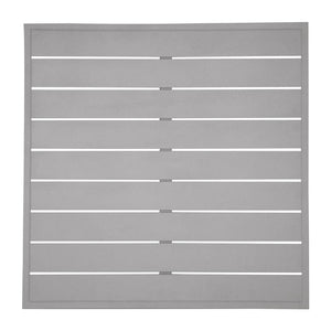 Bolero Aluminium Square Table Top Light Grey 700mm