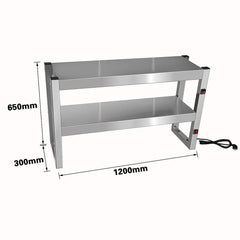 Benchstar Commercial Food Warmer with 6 Lamps – FW6L-122