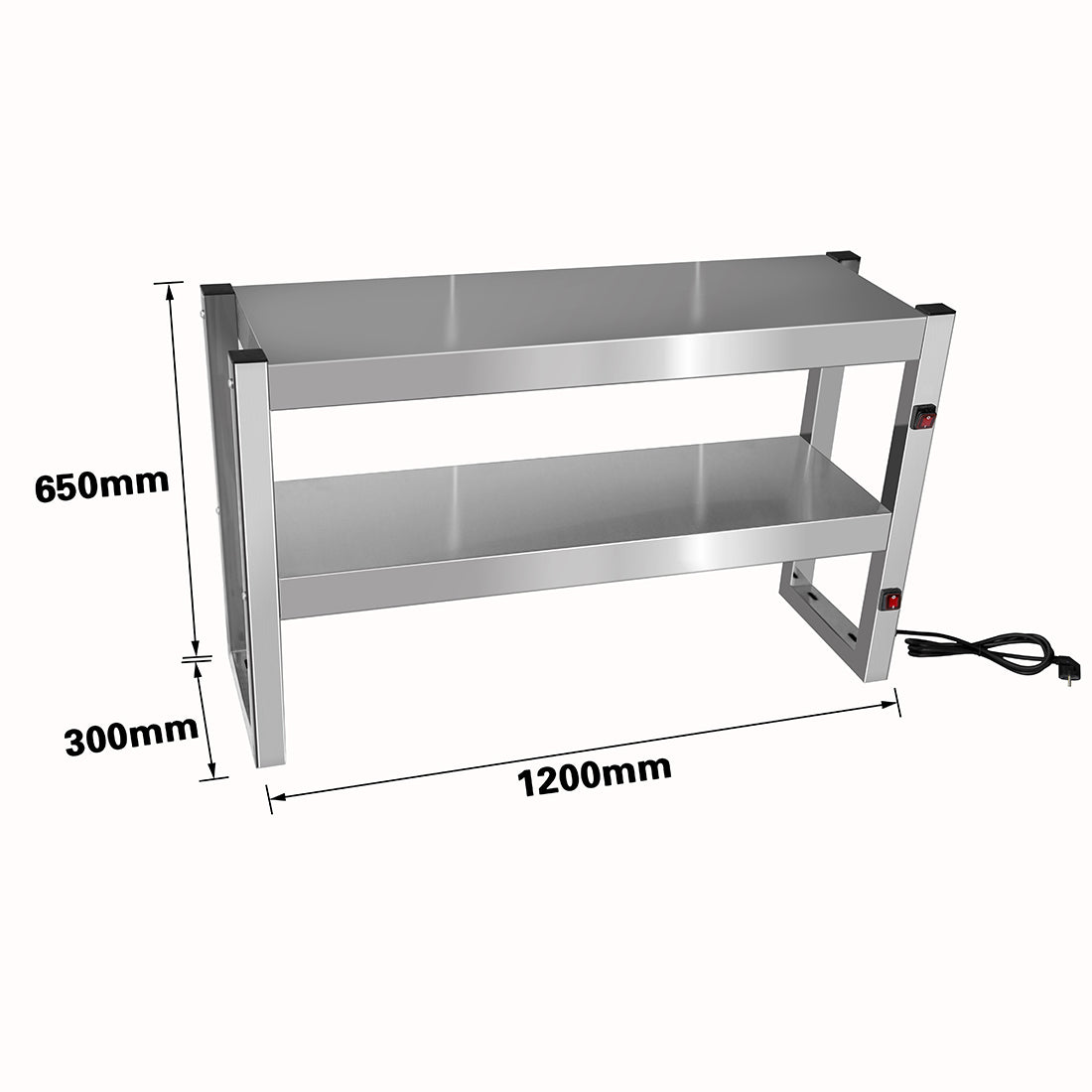 Benchstar Commercial Food Warmer with 6 Lamps – FW6L-122