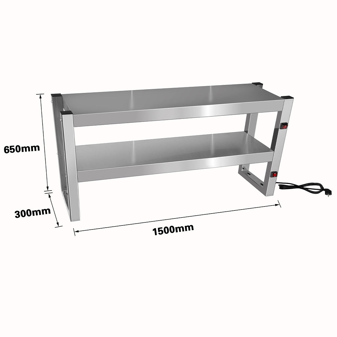Benchstar Commercial Food Warmer with 8 Lamps – FW8L-152