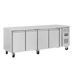 Polar U-Series 4 Door Counter Fridge 449Ltr