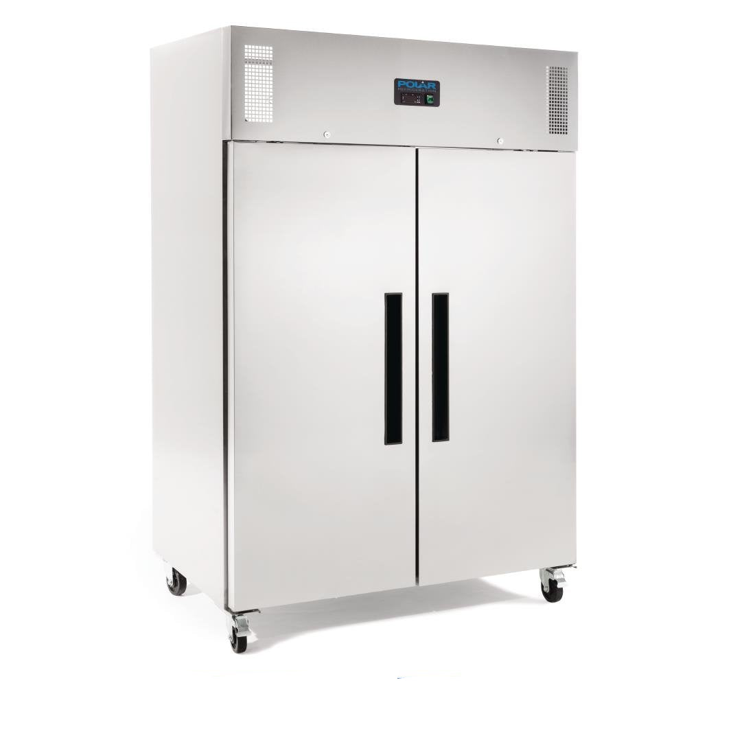Polar G-Series 2 Door Upright Freezer Stainless Steel 1200Ltr