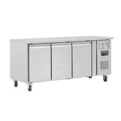 Polar U-Series 3 Door Counter Fridge 417Ltr UA048-A