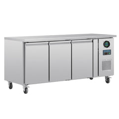 Polar U-Series 3 Door Counter Freezer 417Ltr