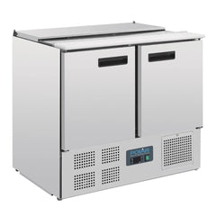 Polar G-Series Saladette Counter Fridge 240Ltr front view