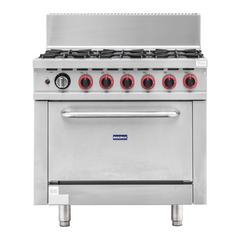Gasmax 6 Burner With Oven Flame Failure GBS6TSLPG - GBS6TSLPG