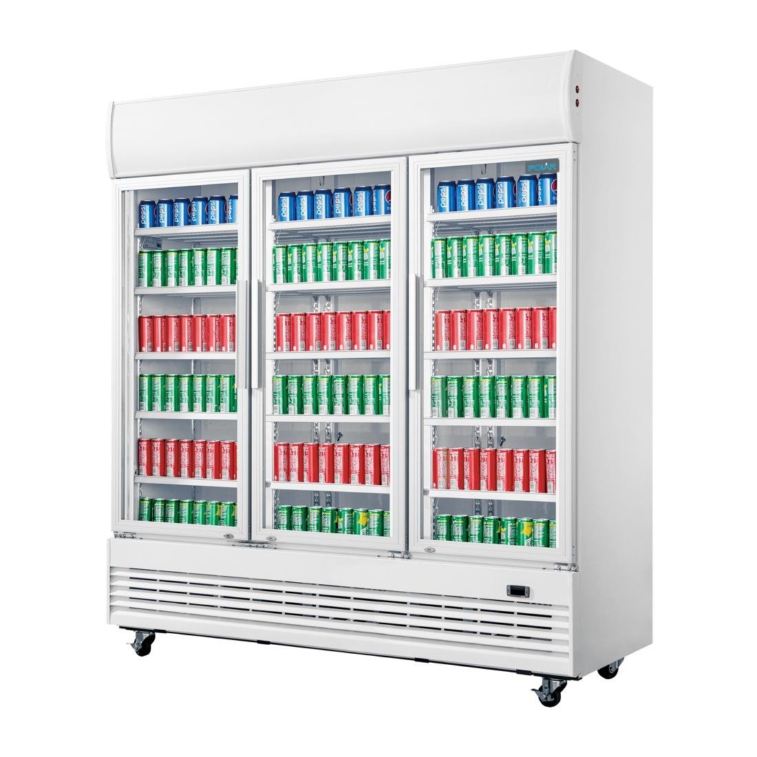 Polar G-Series Triple Door Upright Display Chiller 1300Ltr GE769-A