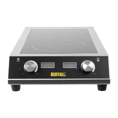 Apuro Heavy Duty Double Induction Cooktop 7kW