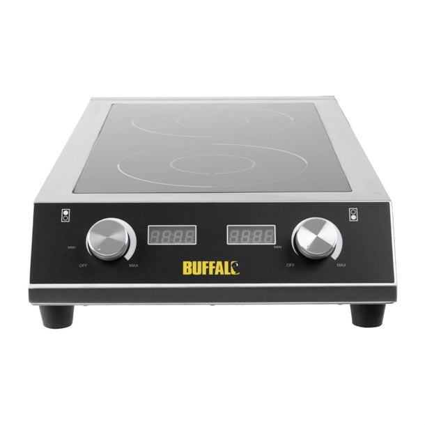 Apuro Heavy Duty Double Induction Cooktop 7kW