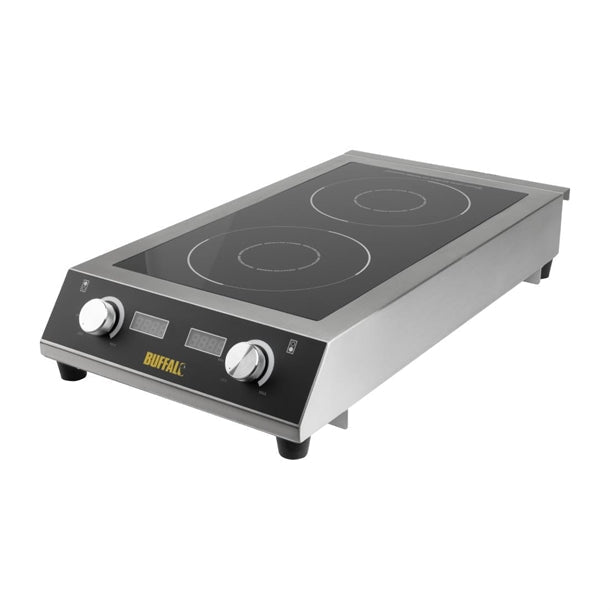 Apuro Heavy Duty Double Induction Cooktop 7kW