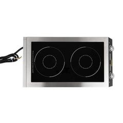 Apuro Heavy Duty Double Induction Cooktop 7kW