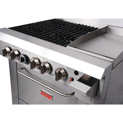 Thor 4 Burner Natural Gas Oven Range with Griddle Plate