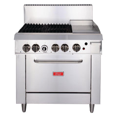 Thor 4 Burner Natural Gas Oven Range with Griddle Plate