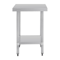 Vogue 430 Grade Stainless Steel Prep Table 700mm Depth