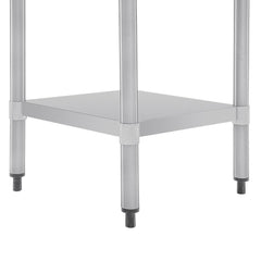 Vogue 430 Grade Stainless Steel Prep Table 700mm Depth