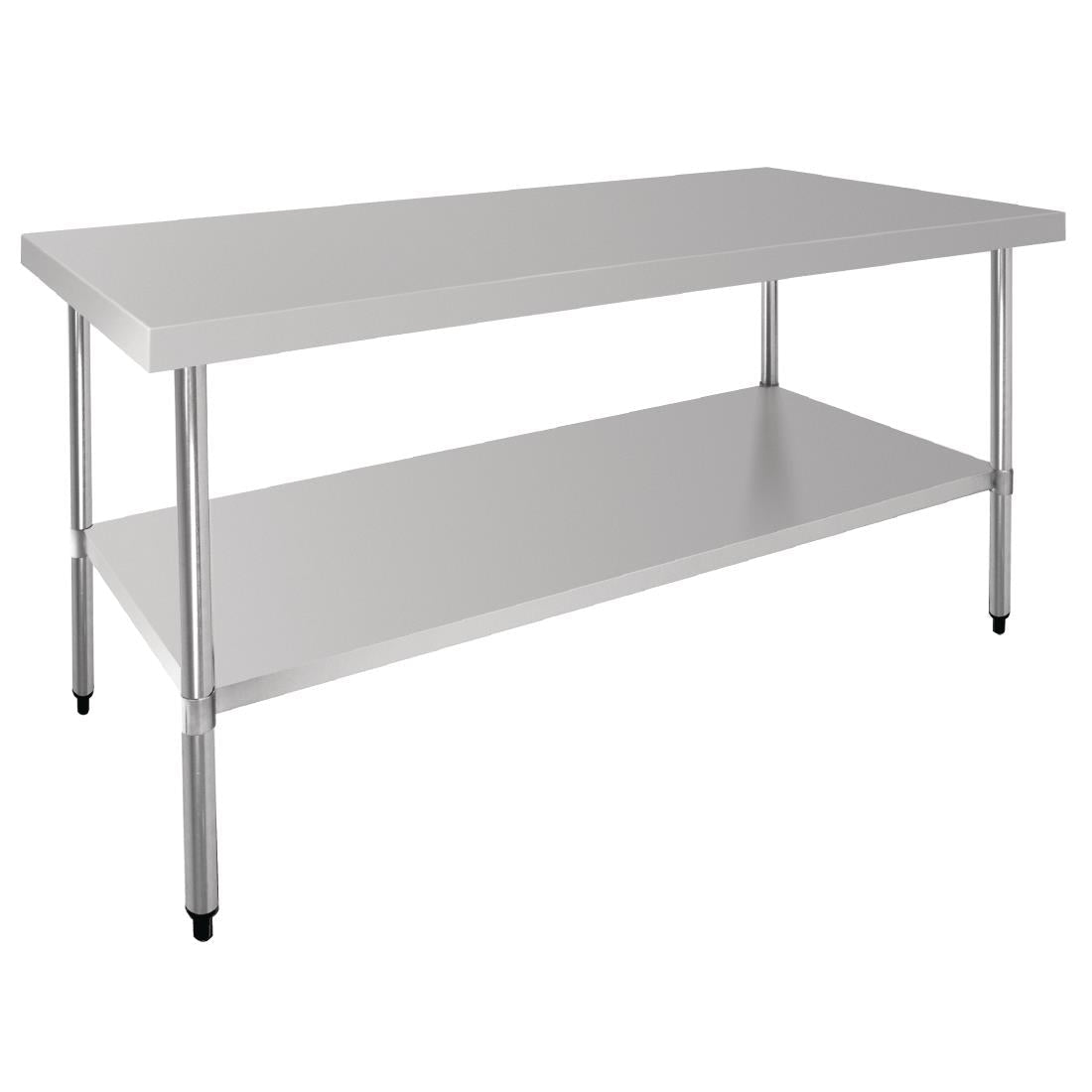 Vogue 304 Grade Stainless Steel Centre Table 900mm Depth