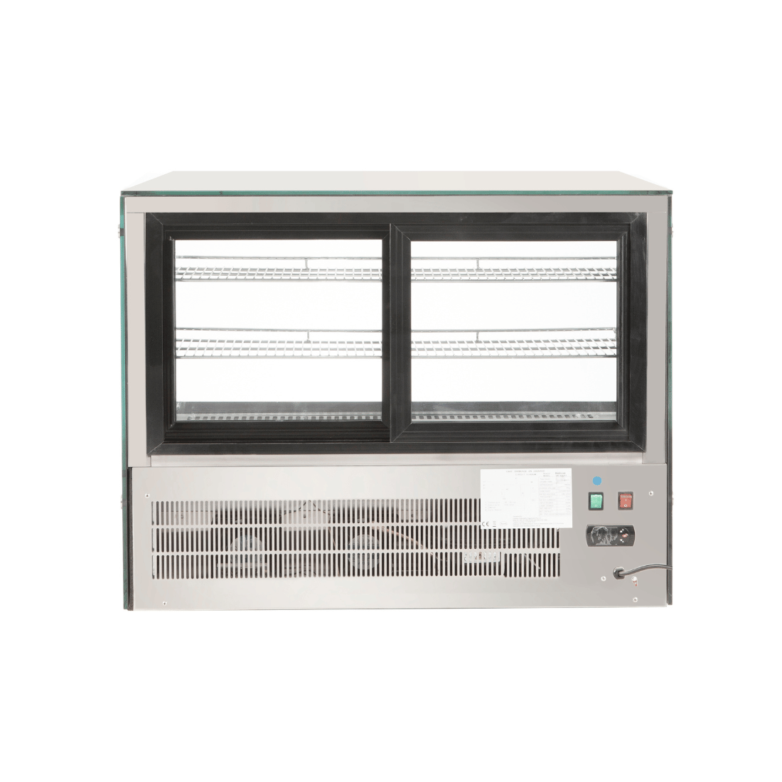 Bonvue Counter Top Square Glass Cold Food Display GN-900RT
