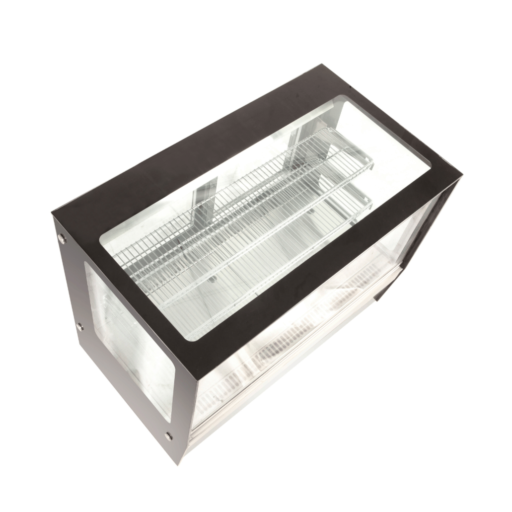 Bonvue Counter Top Square Glass Cold Food Display GN-900RT