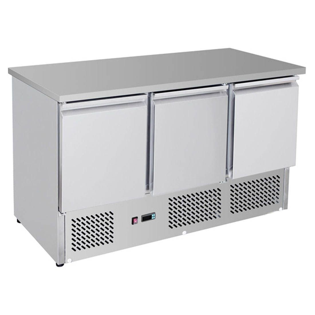 Thermaster Three Door Compact Workbench Fridge GNS1300B