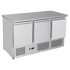 Thermaster Three Door Compact Workbench Fridge GNS1300B