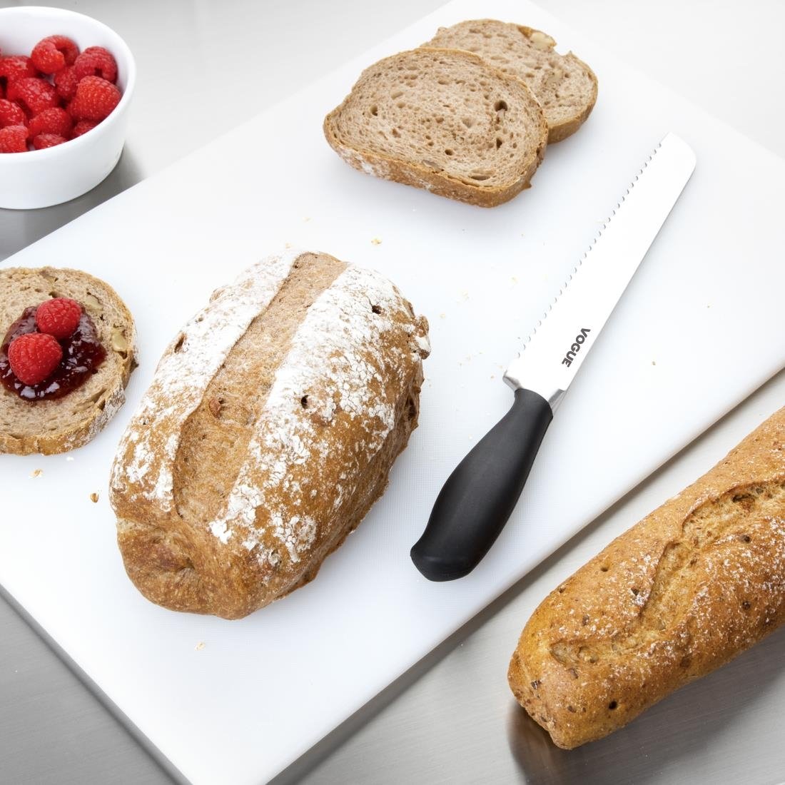 Hygiplas Antibacterial High Density Pack of 6 Chopping Boards - 450x305x12mm