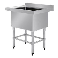 Vogue St/St Deep Pot Sink - 770mm (w) x 600mm (d)  90mm Drain